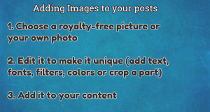 add images to your posts